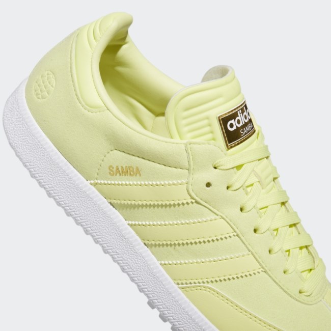 Special Edition Samba Spikeless Golf Shoes Yellow Adidas