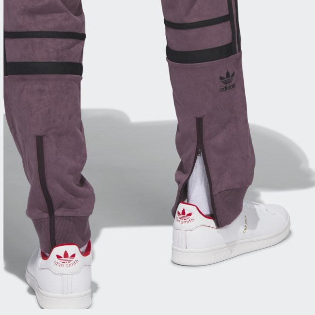 Maroon Adicolor Classics Plush Track Pants Adidas