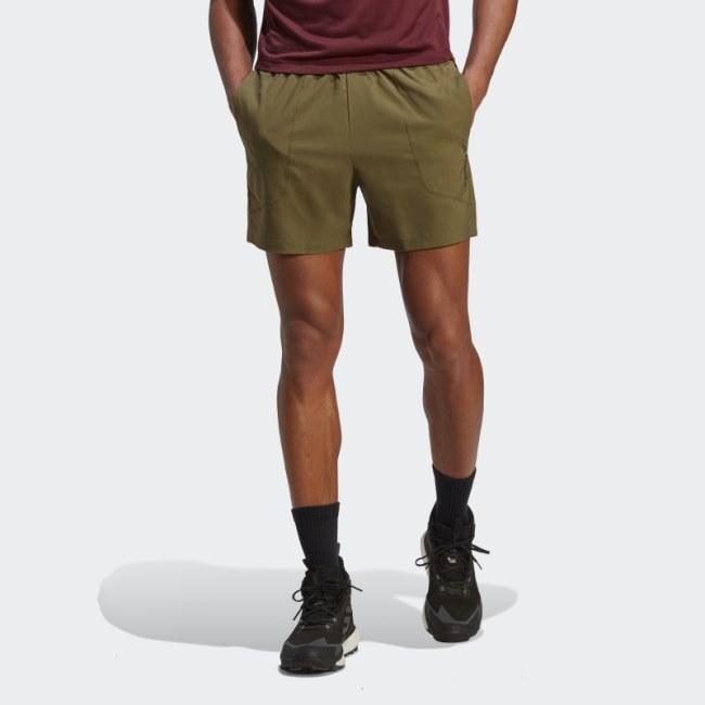 Olive Adidas Terrex Multi Shorts