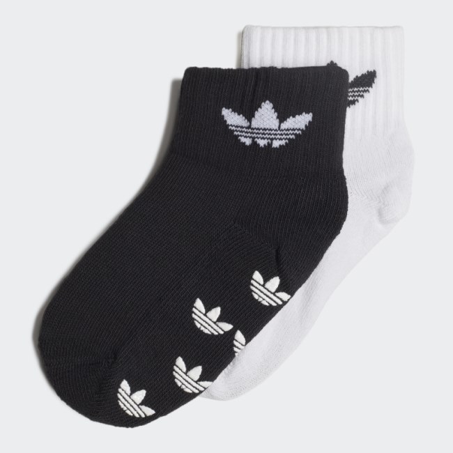 Adidas Black Anti-Slip Socks 2 Pairs