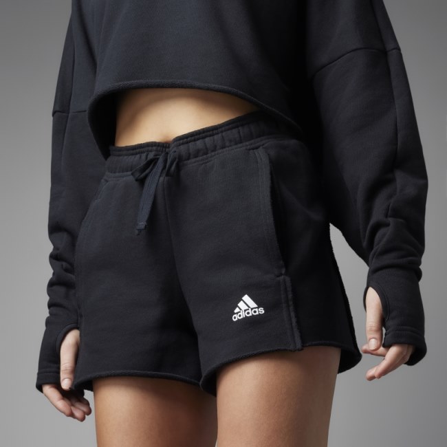 Adidas Collective Power High-Rise Relaxed Shorts Black