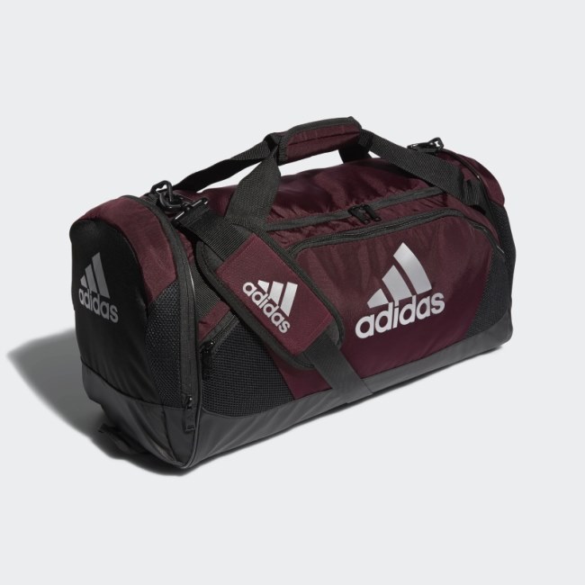 Burgundy Adidas Team Issue Duffel Bag Medium
