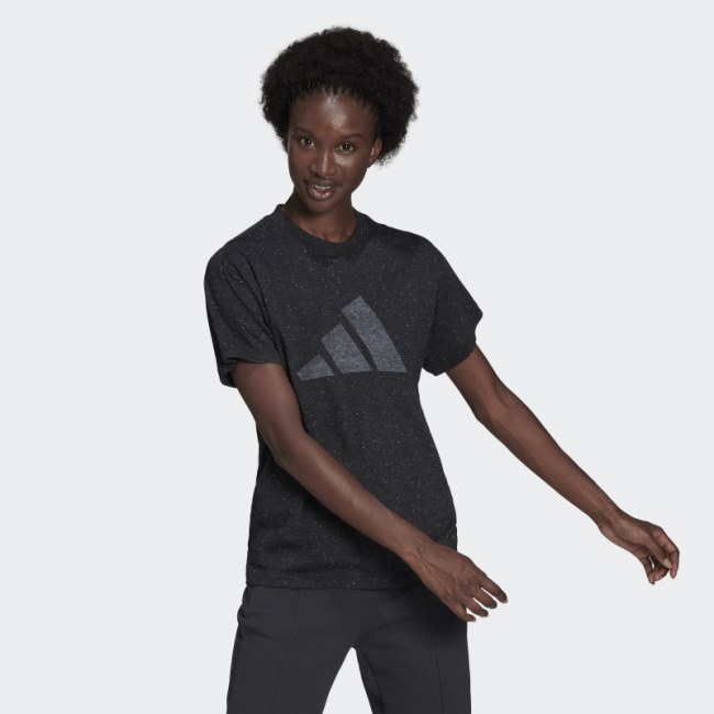 Adidas Future Icons Fashion Winners 3.0 Tee Black Melange