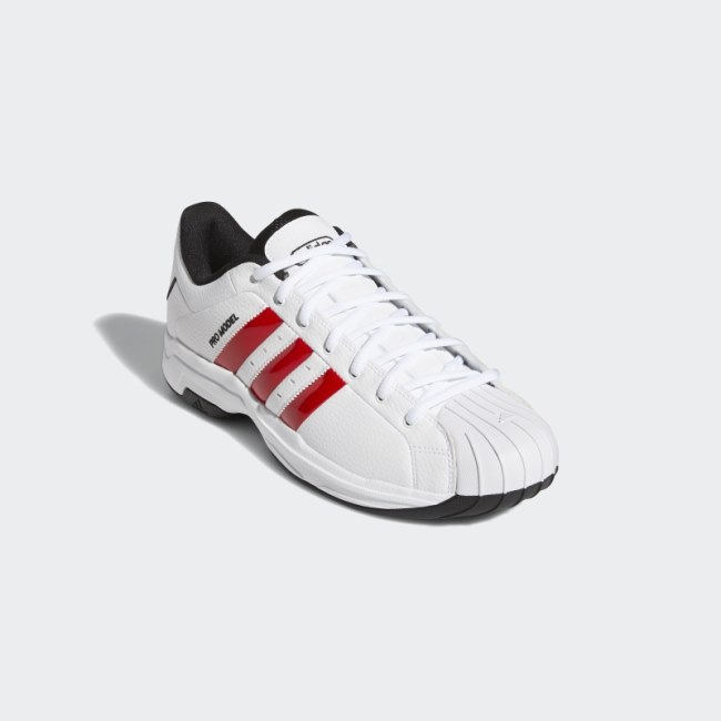 Adidas Pro Model 2G Low Shoes Scarlet