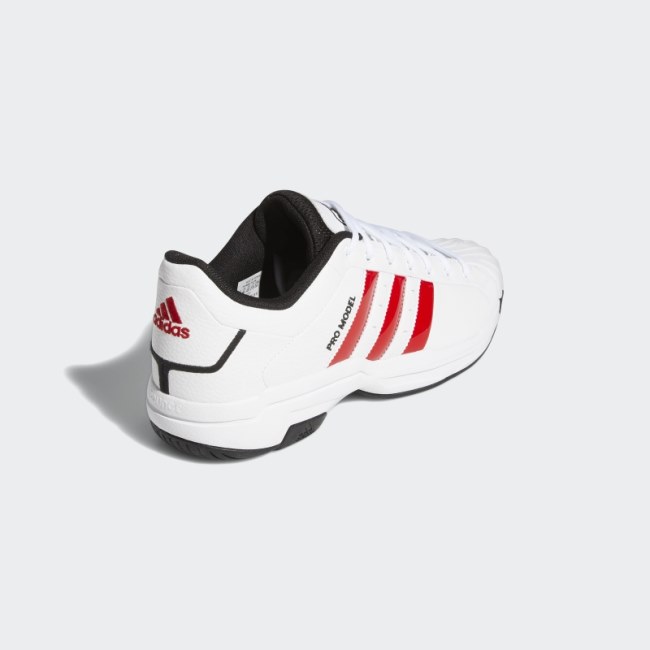 Adidas Pro Model 2G Low Shoes Scarlet