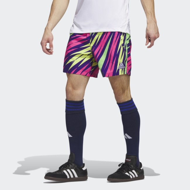 Adidas College Purple Mexico Icon Goalkeeper Shorts