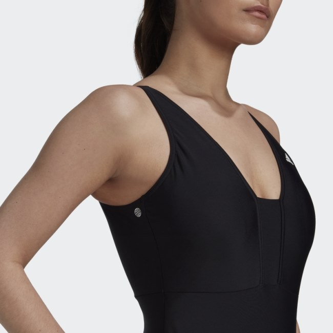 Iconisea 3-Stripes Swimsuit Black Adidas
