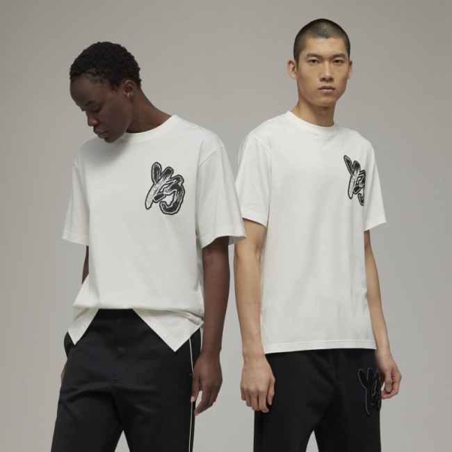 Fashion Adidas Y-3 Brush Graphic T-Shirt