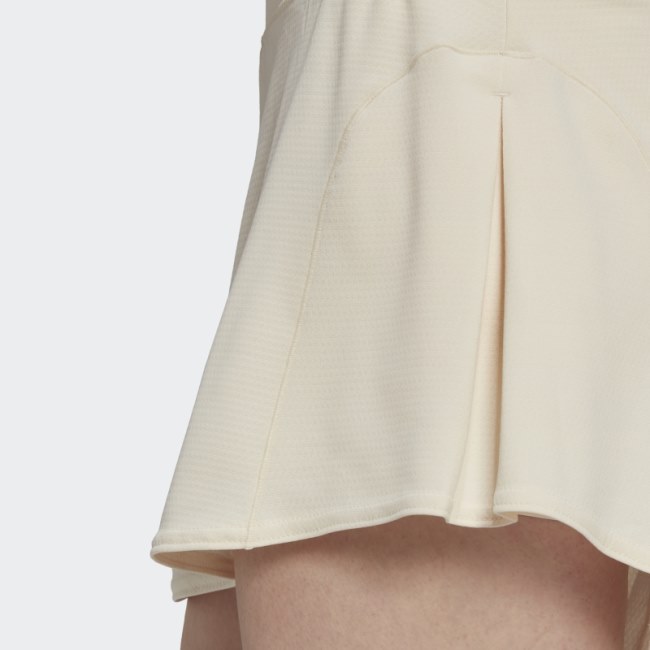 Ecru Tint Adidas Tennis Match Skirt