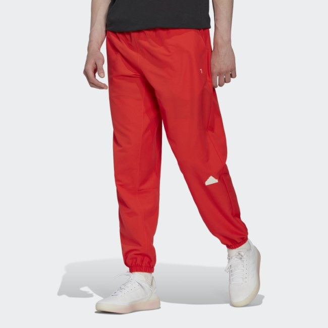 Adidas Woven Pants Red Fashion