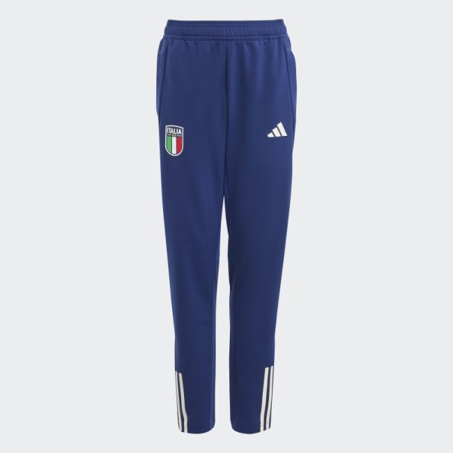 Italy Tiro 23 Training Tracksuit Bottoms Dark Blue Adidas