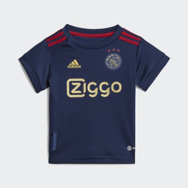 Navy Blue Adidas Ajax Amsterdam 22/23 Away Baby Kit