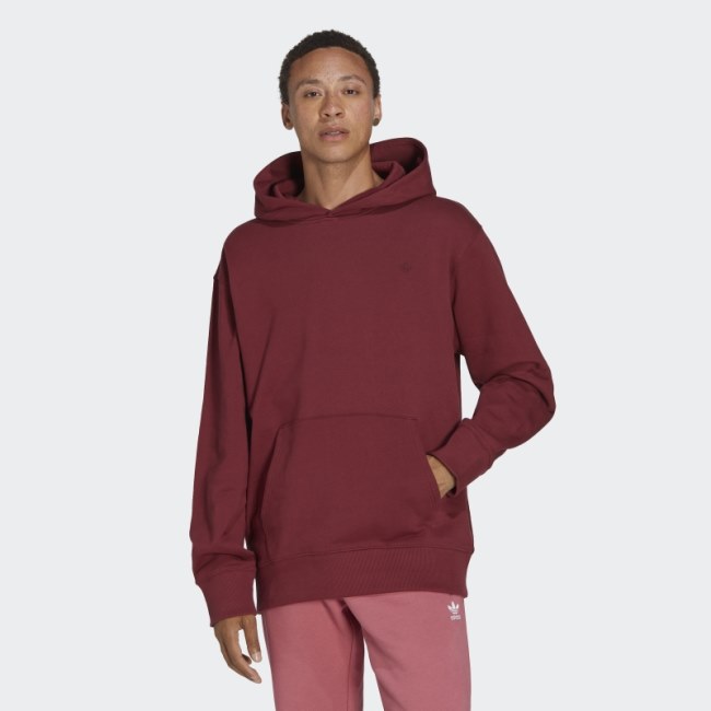 Adidas Red Adicolor Contempo French Terry Hoodie