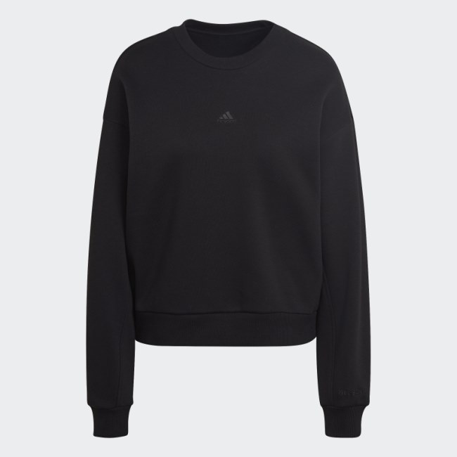 Adidas ALL SZN Fleece Sweatshirt Black