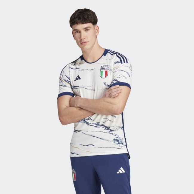 White Italy 23 Away Jersey Adidas Fashion