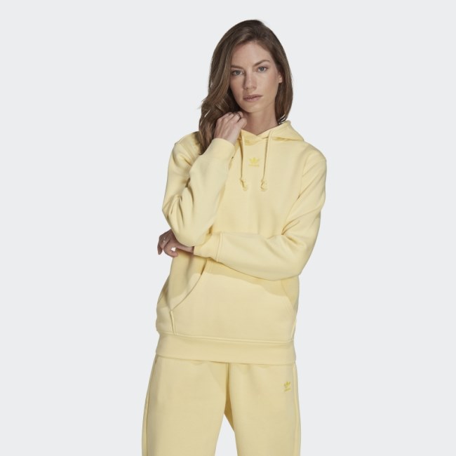 Adicolor Essentials Fleece Hoodie Yellow Adidas