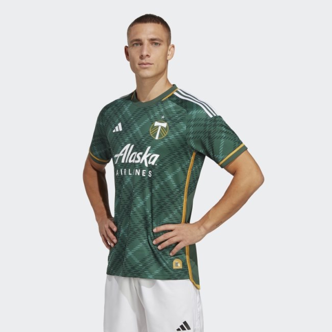 Adidas Tech Forest Portland Timbers 23/24 Home Authentic Jersey