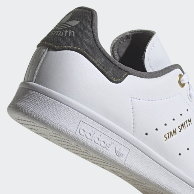 Grey Adidas Stan Smith Shoes