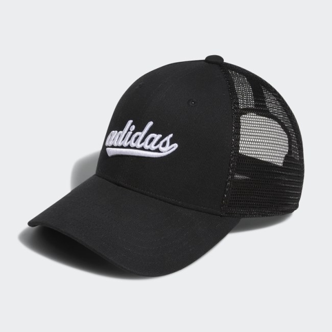 Adidas Mesh Trucker Hat Black