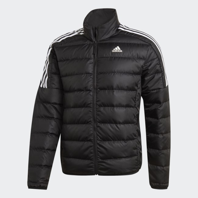 Black Adidas Essentials Down Jacket
