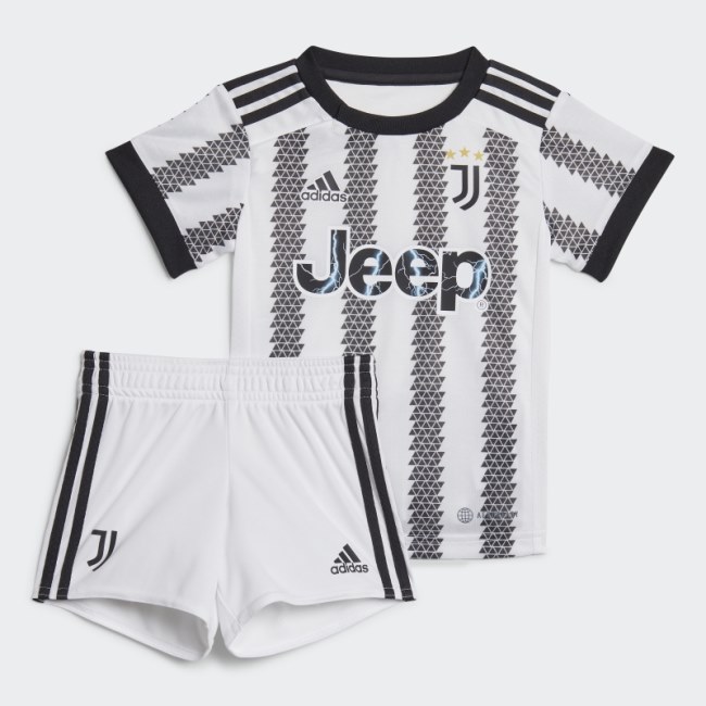 Adidas White Juventus 22/23 Home Baby Kit