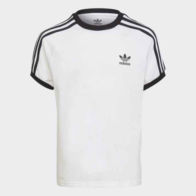 White Adicolor 3-Stripes T-Shirt Adidas