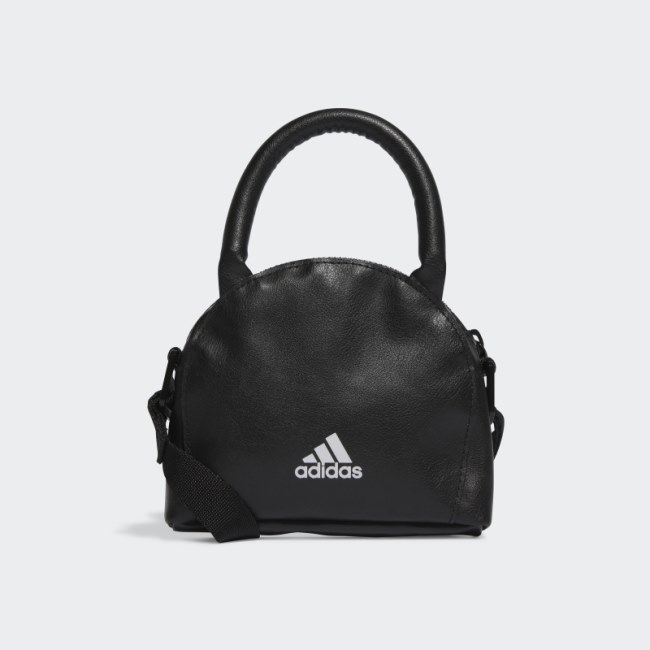 Black Adidas Unisex PU Kettle Bag Fashion