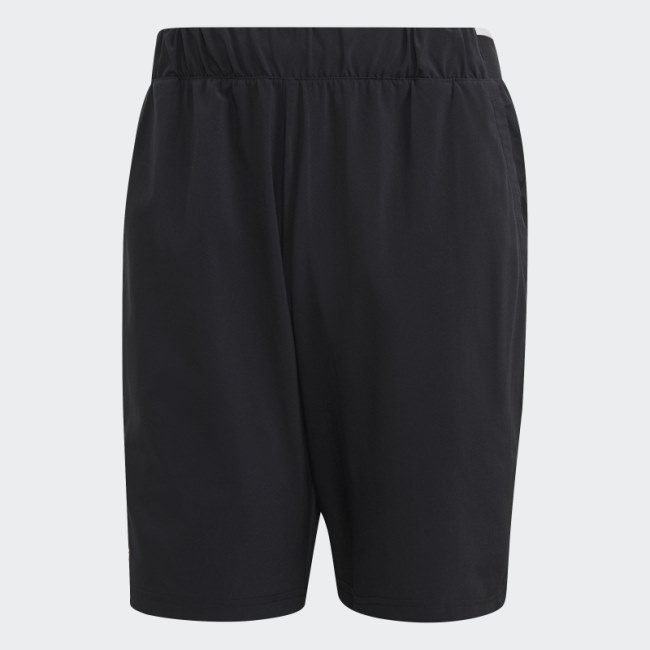 Black Adidas Club Stretch-Woven Tennis Shorts