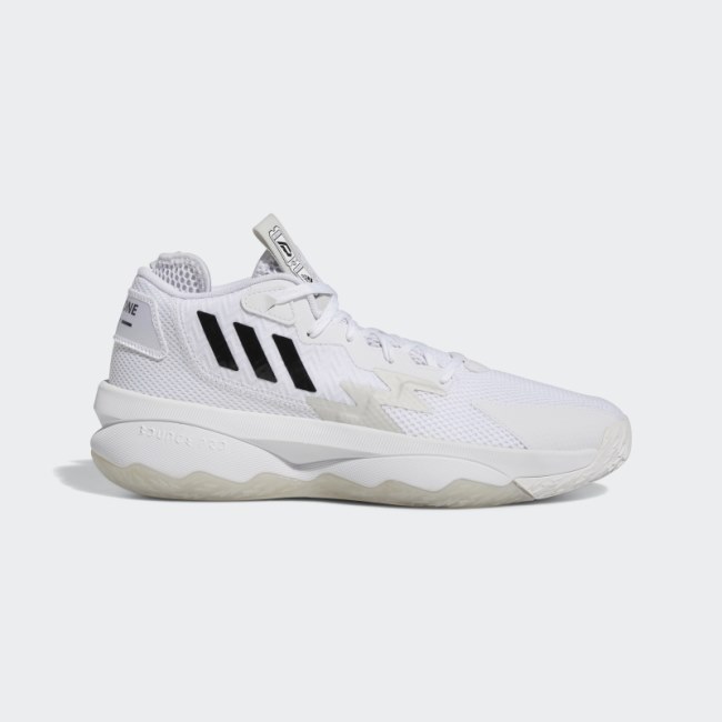 Dame 8 Basketball Shoes White Adidas