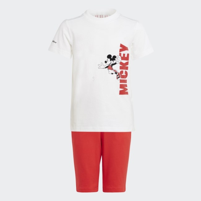 Adidas White Disney Mickey Mouse Summer Set