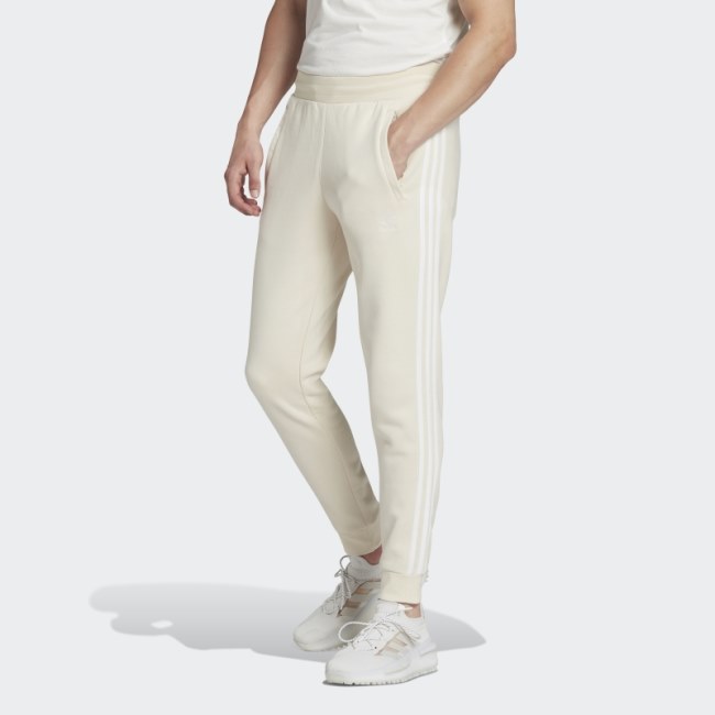 White Adidas Adicolor Classics 3-Stripes Pants