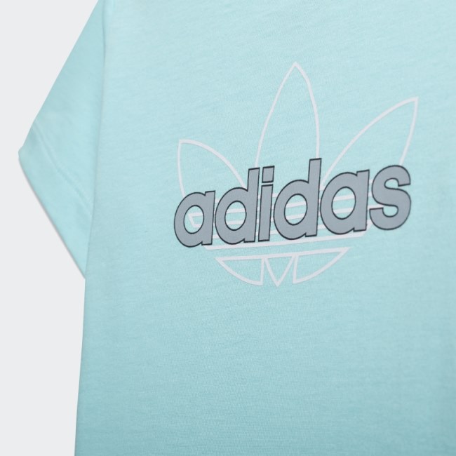 Aqua Adidas SPRT Collection Graphic T-Shirt