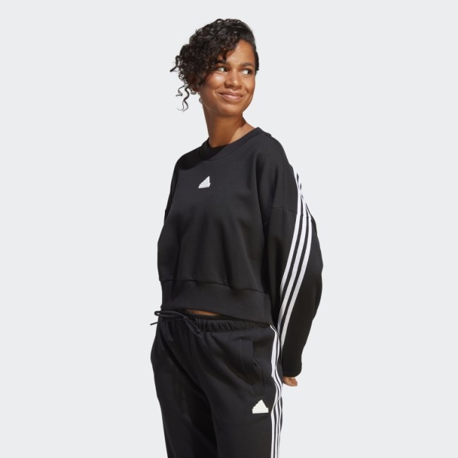 Future Icons 3-Stripes Sweatshirt Adidas Black Hot