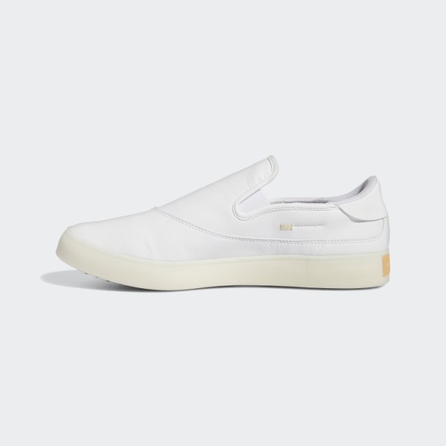 White Adidas Matchcourse Spikeless Golf Shoes