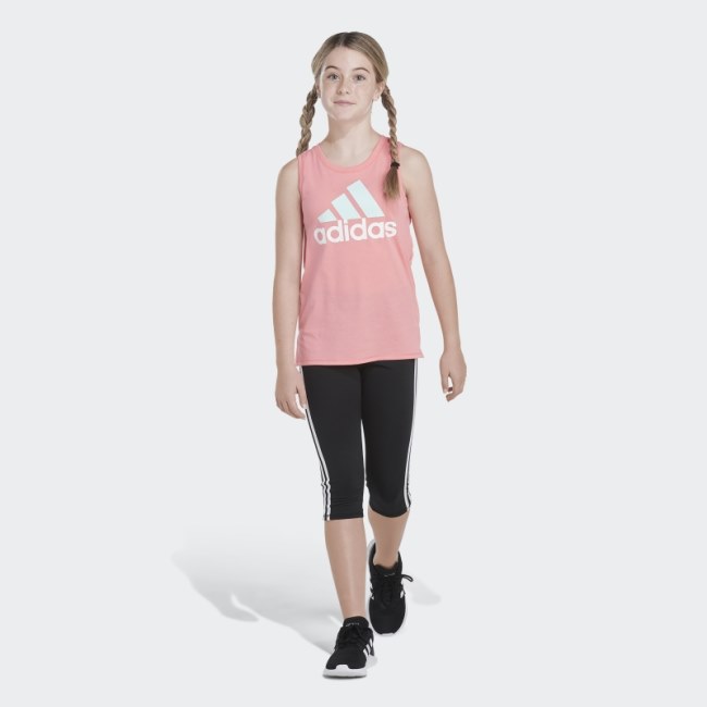 Adidas Acid Red Muscle Tank Top Blend