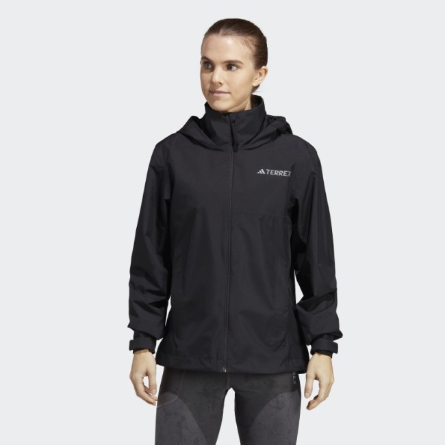 Terrex Multi RAIN.RDY 2-Layer Rain Jacket Black Adidas