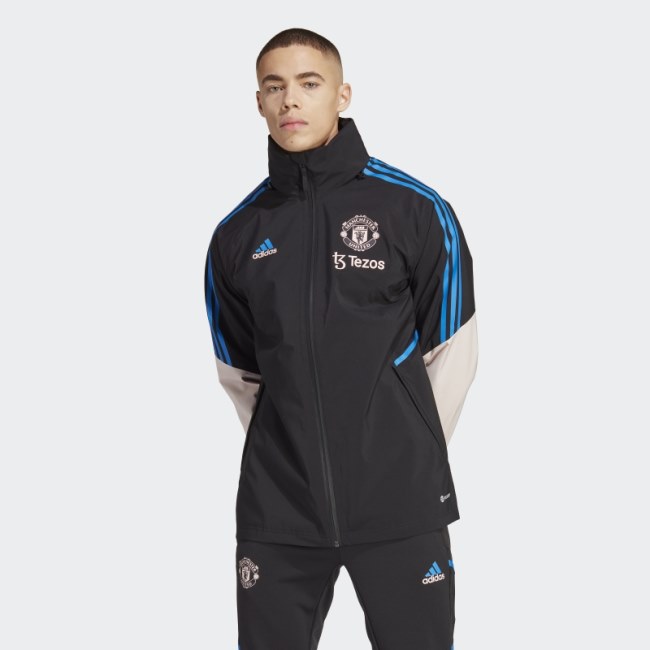 Manchester United Condivo 22 Storm Jacket Adidas Black