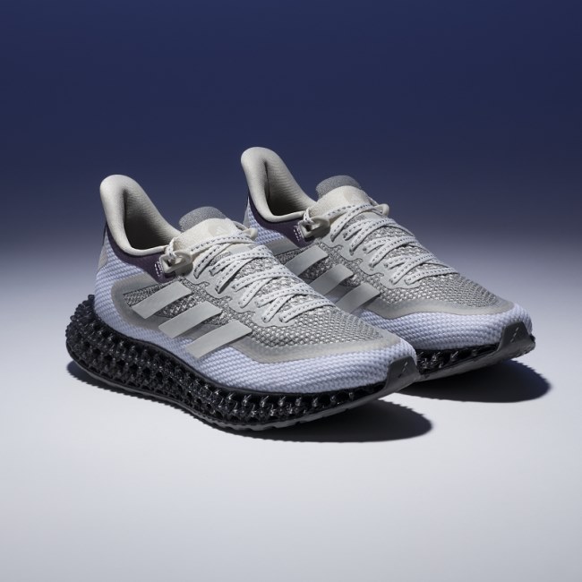 Silver Adidas 4DFWD 2 Running Shoes
