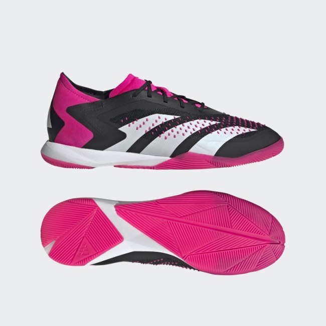 Black Predator Accuracy.1 Indoor Soccer Shoes Adidas