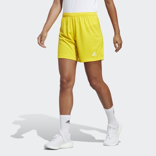 Yellow Adidas Entrada 22 Shorts