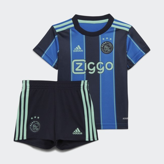 Ajax Amsterdam 21/22 Away Baby Kit Glow Blue Adidas