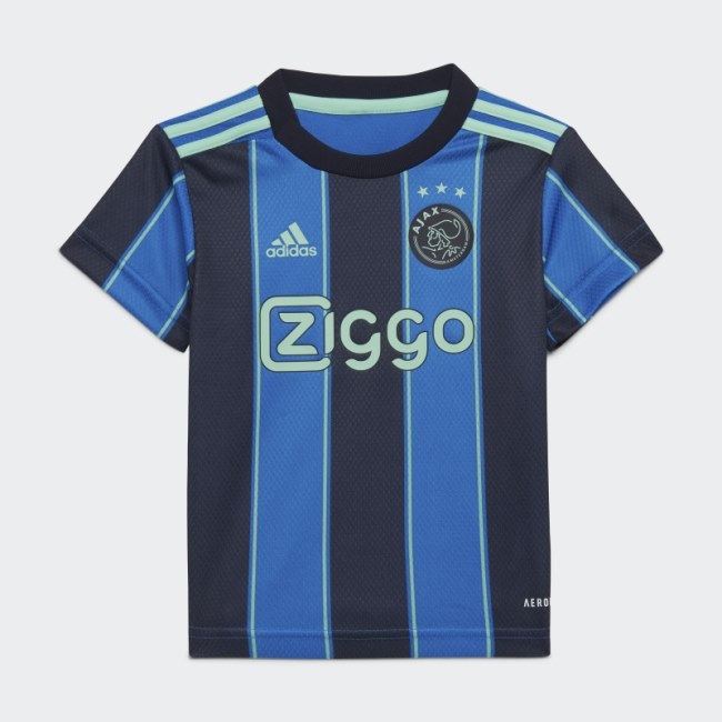 Ajax Amsterdam 21/22 Away Baby Kit Glow Blue Adidas