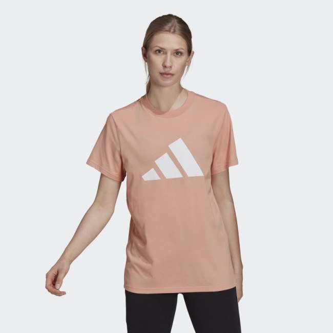 Ambient Blush Adidas Future Icons Logo Graphic Tee Fashion