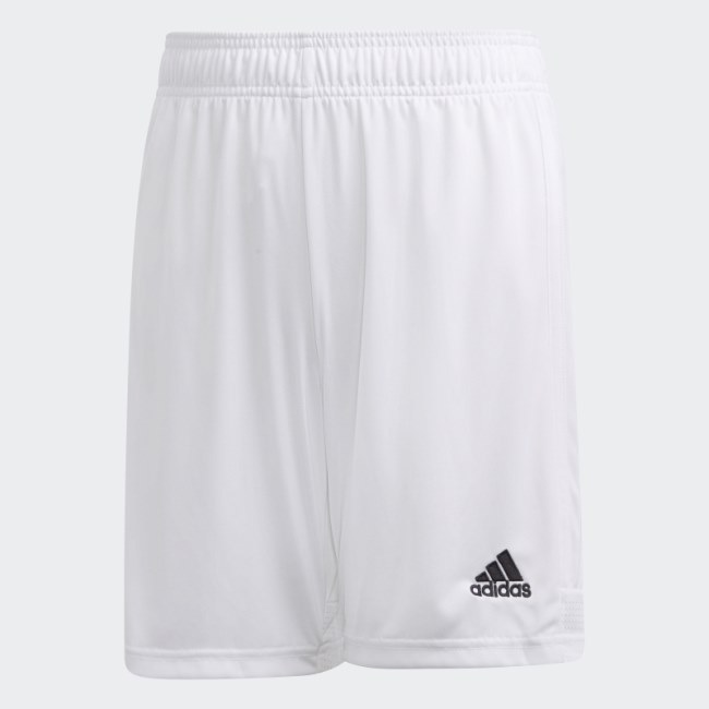 White Adidas Tastigo 19 Shorts