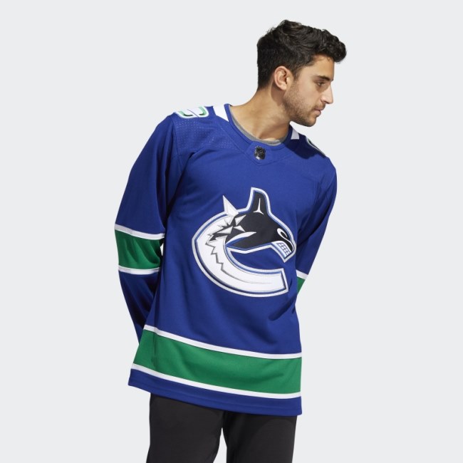 Royal 08 Ccm-Sld Canucks Home Authentic Jersey Adidas