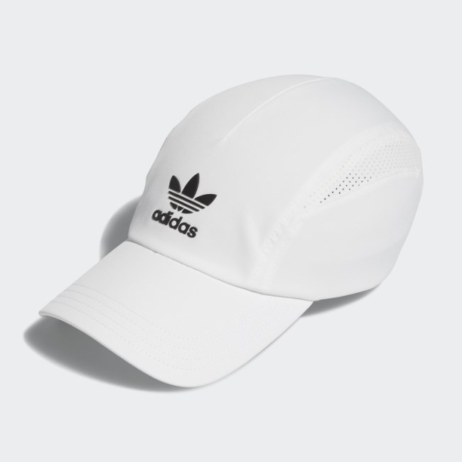 White Adidas Signal Strap-Back Hat