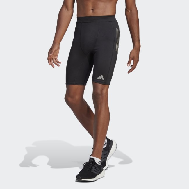 Black Adidas Own the Run 1/2 Leggings