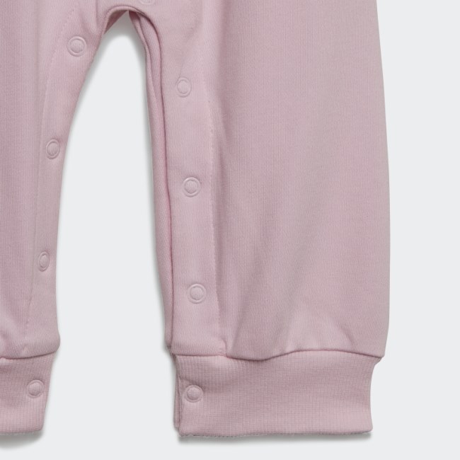 Essentials 3-Stripes French Terry Bodysuit Adidas Pink