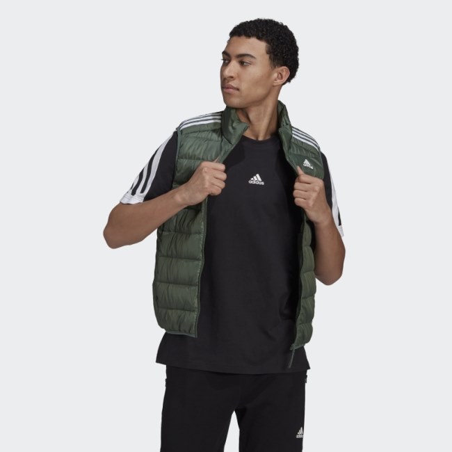 Adidas Green Oxide Essentials Light Down Vest