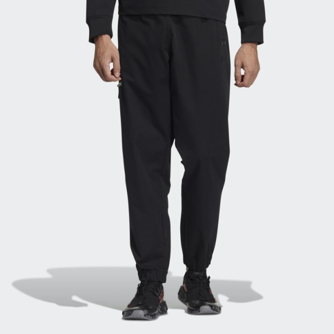 Black Adidas Zip Pants